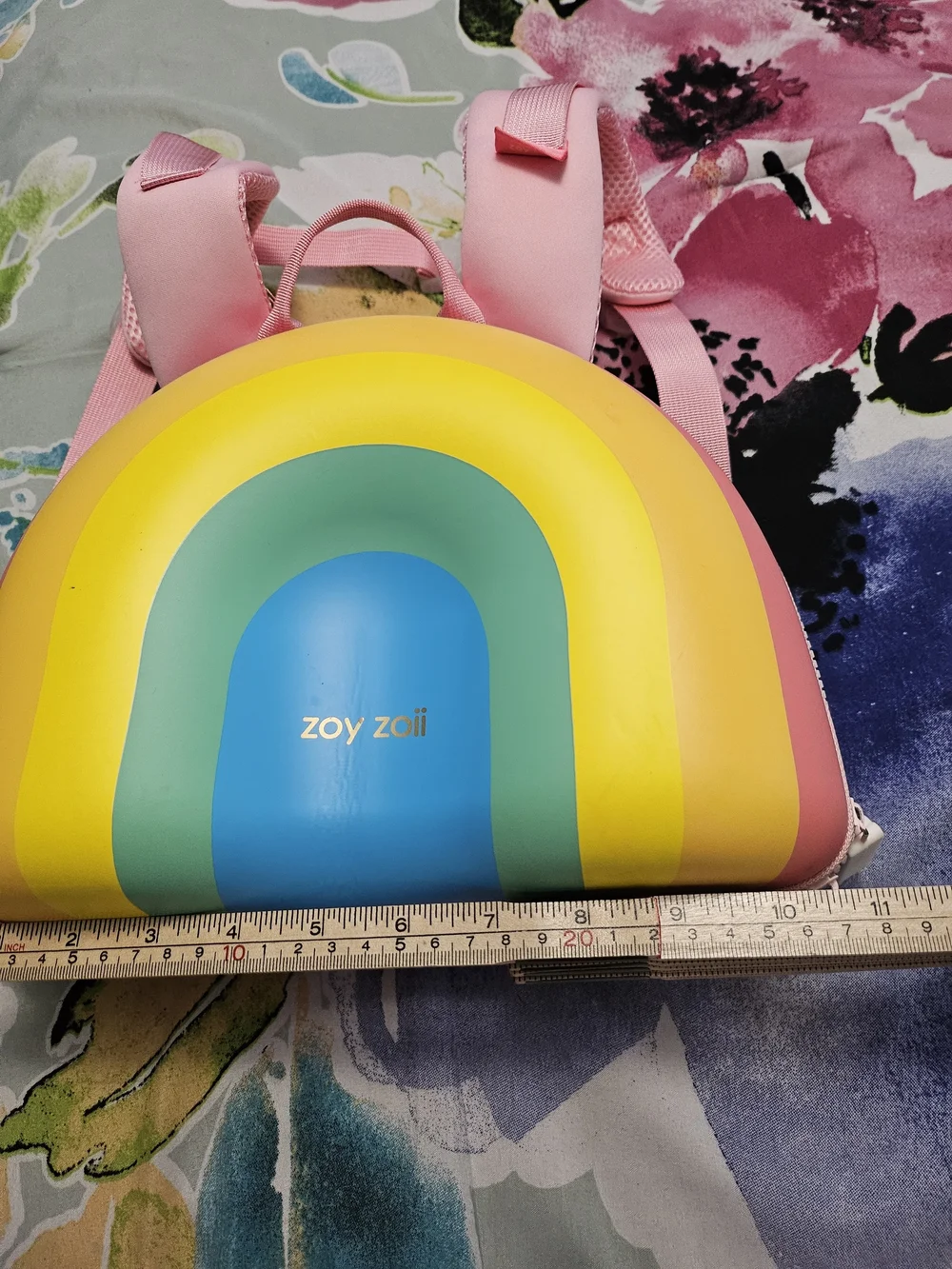 Zoy Zoii Pink Rainbow Kids Backpack